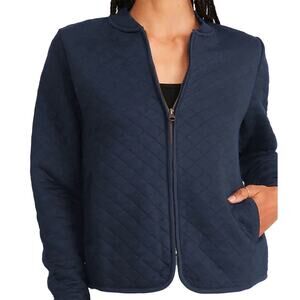 MARINE LAYER NWT Corbet Quilted Bomber Jacket Navy Zip Up Lightweight Jacket XXL